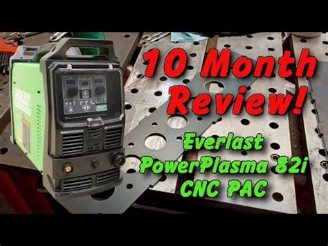 cnc plasma cutter|10 Month Review of my Everlast PowerPlasma 82i CNC PAC.
